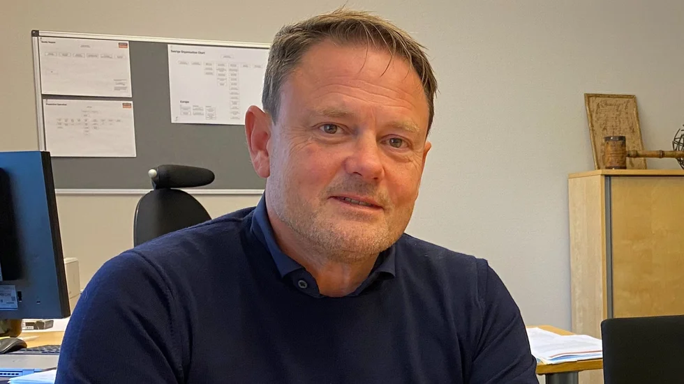 Niklas Lundin är vd på Simpson Strong-Tie i Gunnebo. 