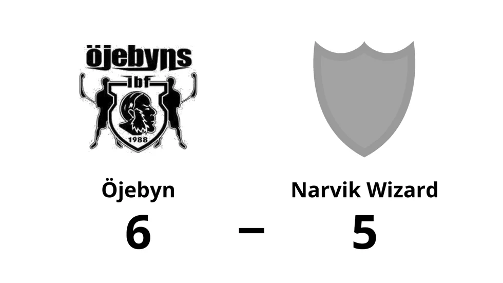 Öjebyns IBF vann mot Narvik Wizards IBK