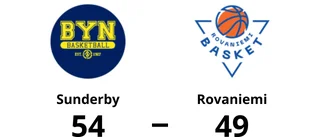 Sunderby vann med fem poäng