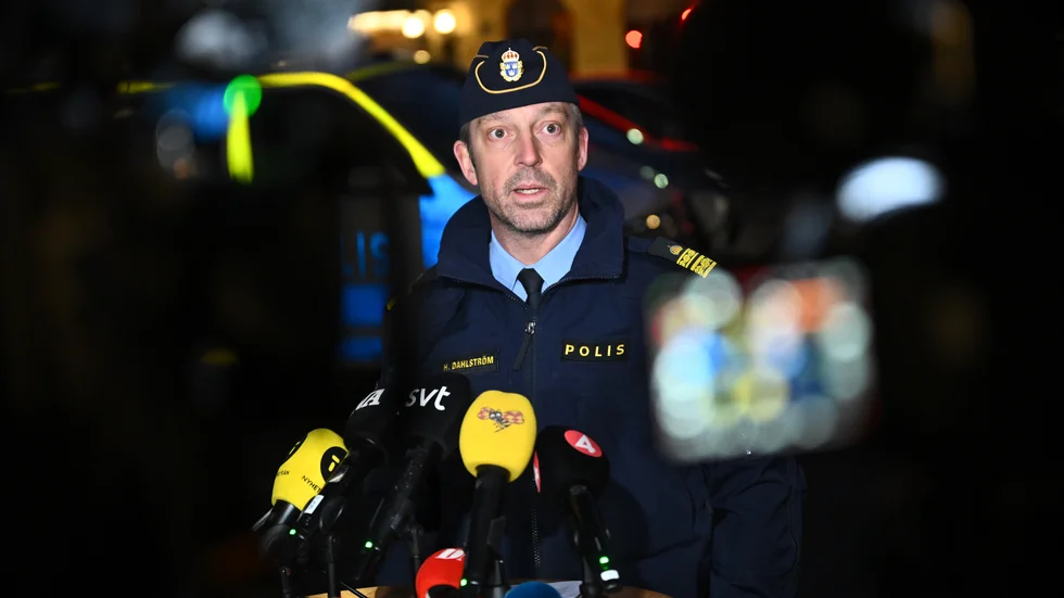 Henrik Dahlström, kommenderingschef och ansvarig för den särskilda händelsen som inletts efter skolskjutningen i Örebro vid en pressträff de han summerar veckan som varit.