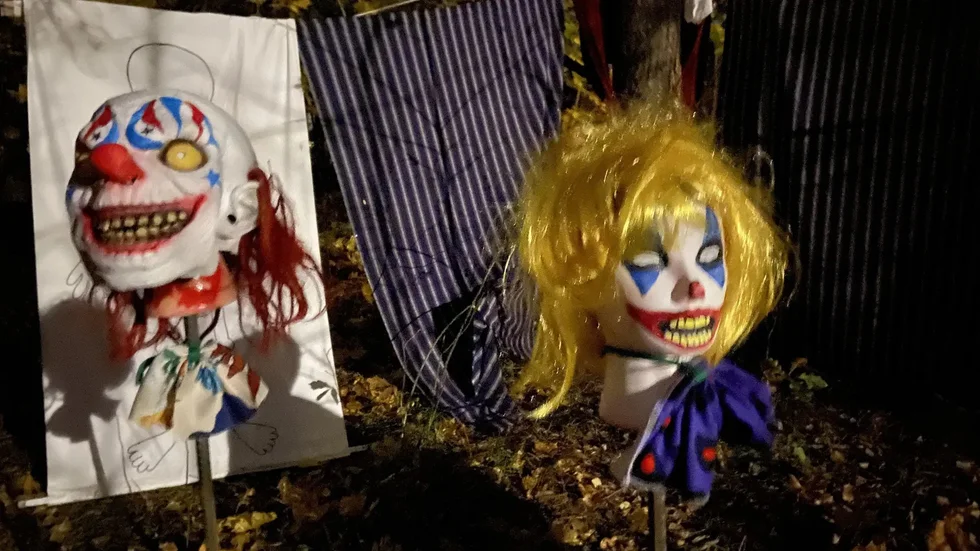 Halloweenstigen i Hällby.
