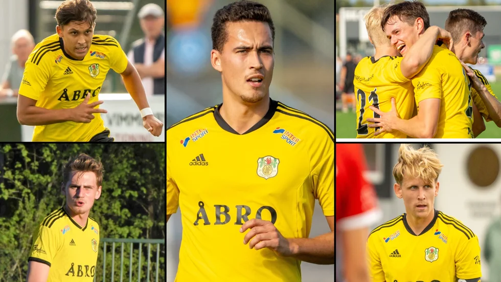 Selatin Shaljani, Knut Gunnarsson, Joakim Storm, Albin Gustafsson och Oskar Stejdahl var några av Vimmerbys bästa spelare den gångna säsongen.