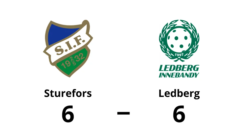 Sturefors IF spelade lika mot Ledberg