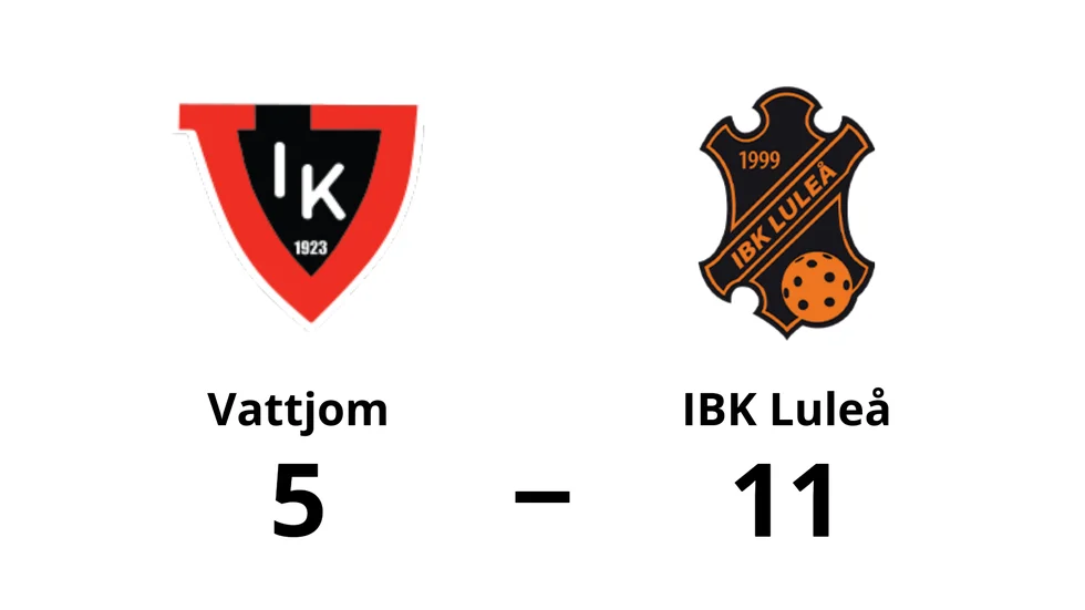Vattjoms IK förlorade mot IBK Luleå