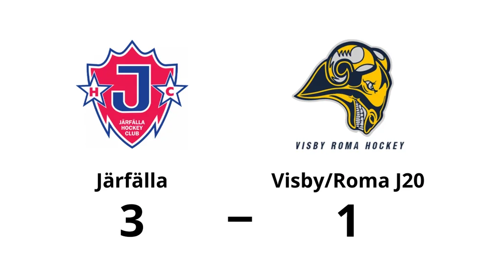 Järfälla HC vann mot Visby/Roma J20