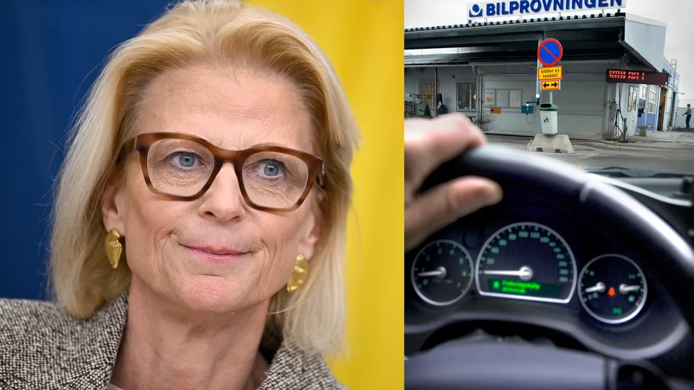 Finansminister Elisabeth Svantesson (M) meddelar att staten säljer Svensk Bilprovning.