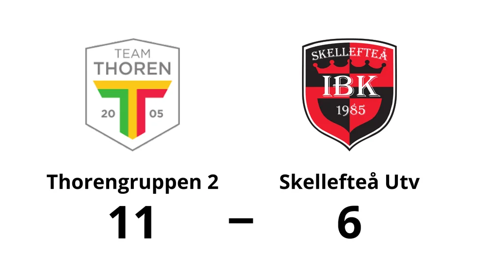 Thorengruppen 2 vann mot Skellefteå Utv