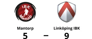 Linköping IBK vann mot Mantorp