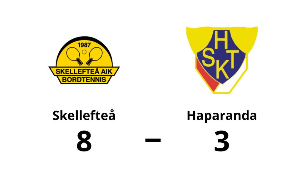 Skellefteå AIK BTF vann mot Haparanda SKT