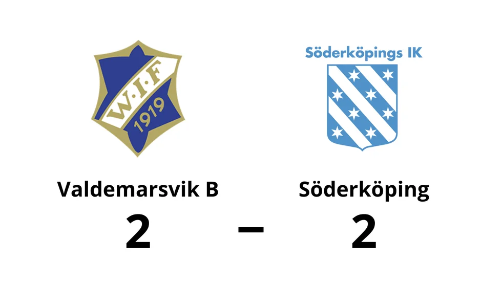 Valdemarsviks IF B spelade lika mot Söderköping