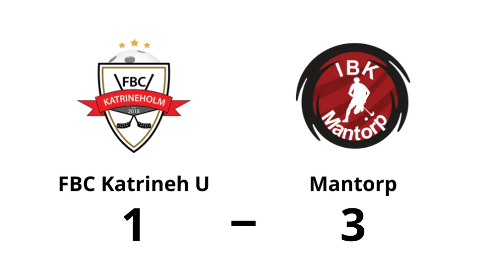 FBC Katrineholm U-lag förlorade mot IBK Mantorp