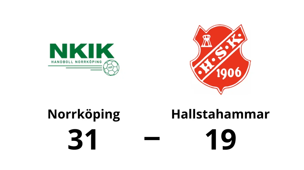 Norrköping KvIK vann mot Hallstahammars SK HK