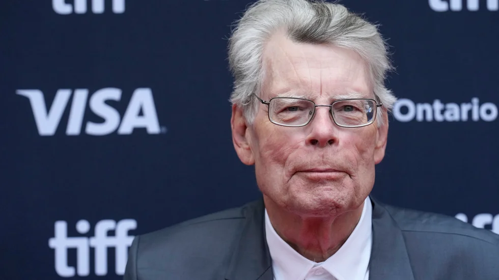Stephen King vid premiären av skräckdramat "The life of Chuck" på filmfestivalen i Toronto i fjol. Arkivbild.
