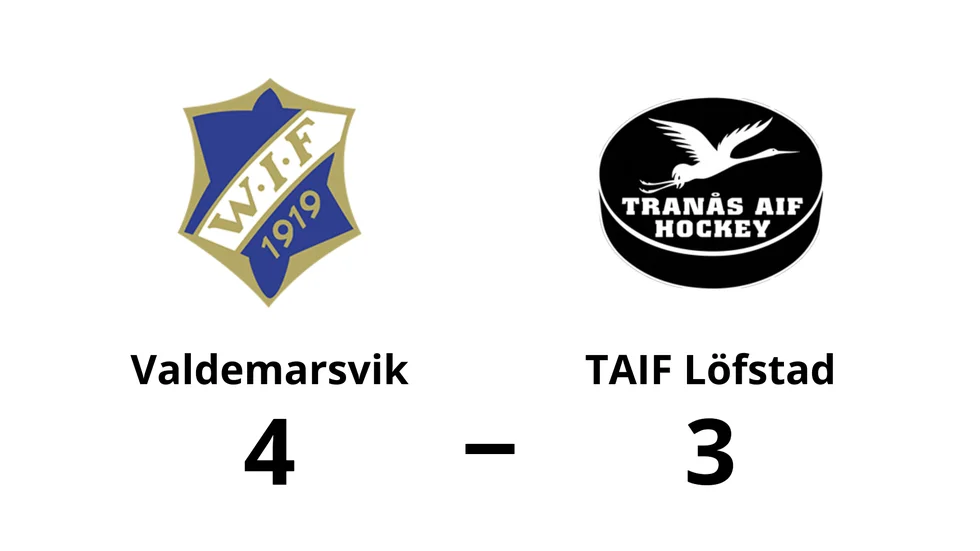 Valdemarsviks IF vann mot TAIF Löfstad