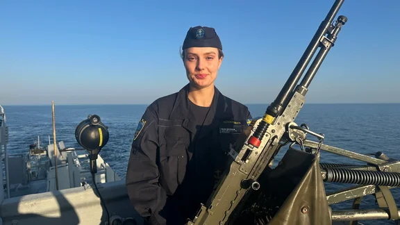 Kajsa, 22, från Mariefred – deltar i historiskt Nato-uppdrag