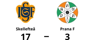 Urladdning för Skellefteå hemma mot Prana F