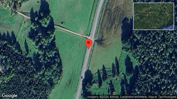 Olja stör trafiken på väg 214