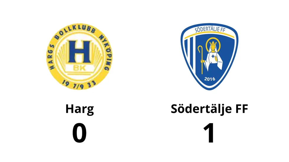 Hargs BK förlorade mot Södertälje FF