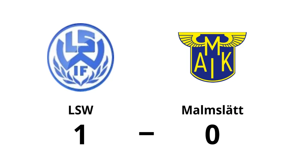 LSW IF vann mot Malmslätts AIK