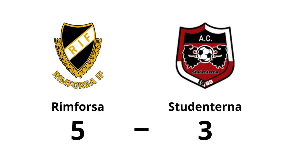 Rimforsa vann mot AC Studenterna