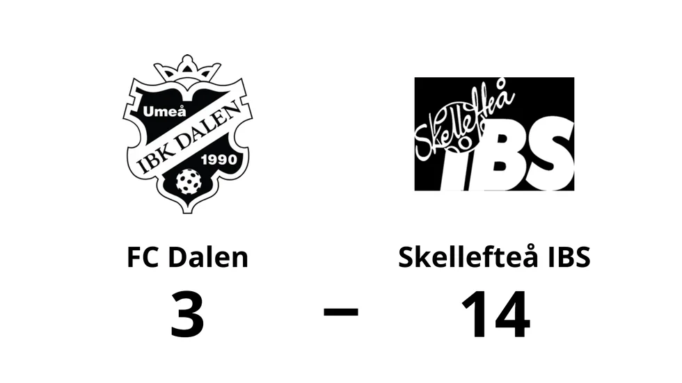FC Dalen förlorade mot Skellefteå IBS