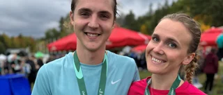 Elias och Alice sprang Lidingöloppet