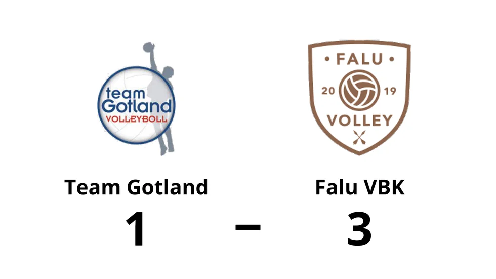 Team Gotland förlorade mot Falu VBK