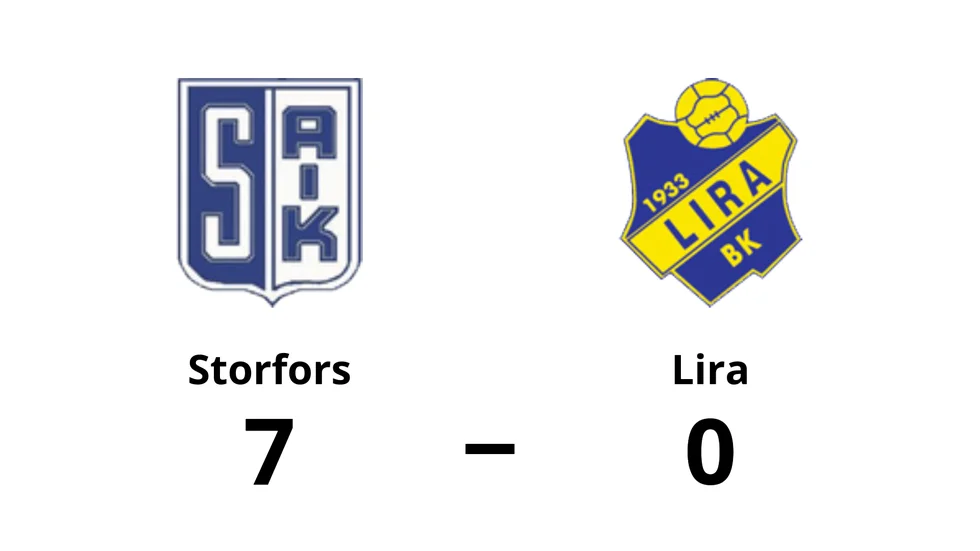 Storfors AIK vann mot Lira BK