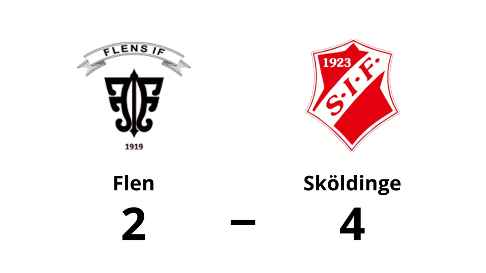 Flens IF förlorade mot Sköldinge IF