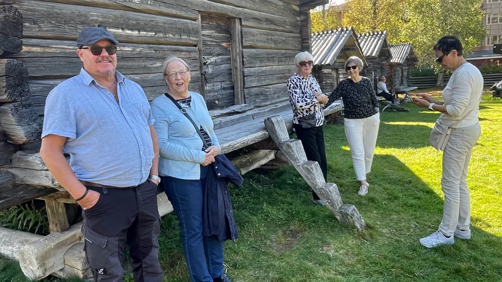 Visions seniorer på resa i Arvidsjaur.