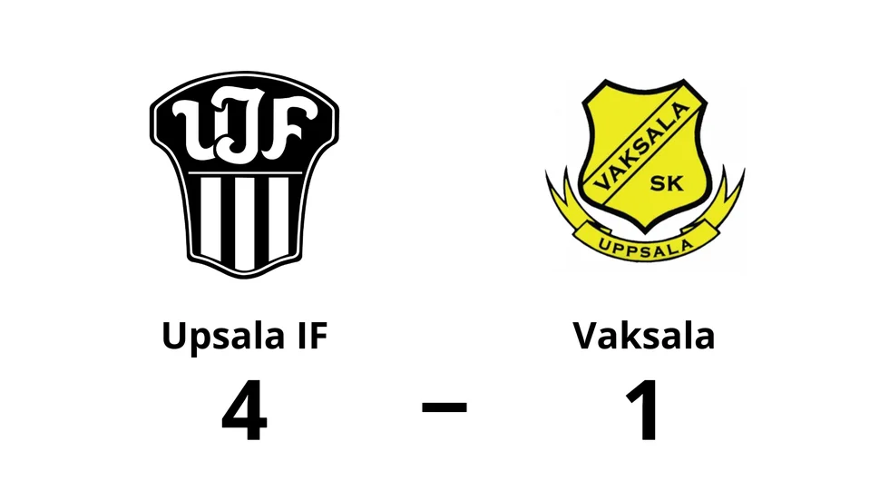 Upsala IF Fotboll vann mot Vaksala SK