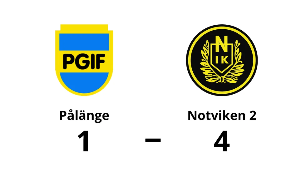 Pålänge GIF förlorade mot Notvikens IK 2