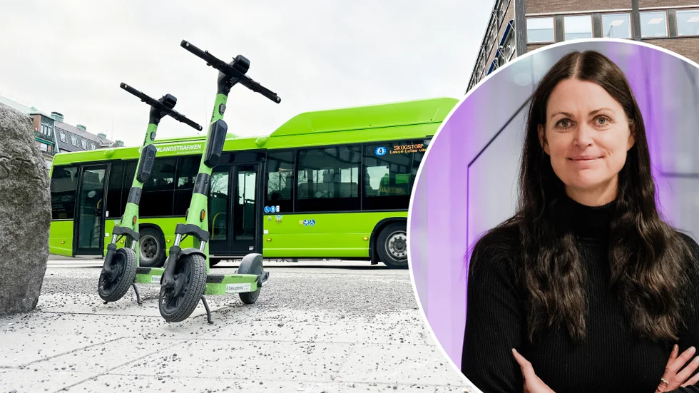 "Jag tror inte att folk väljer bort bilen och tar en elsparkcykel i stället, det är snarare att man inte tar bussen eller går dit man ska", säger Monica Odlare, professor i miljöteknik på Mälardalens universitet, MDU.