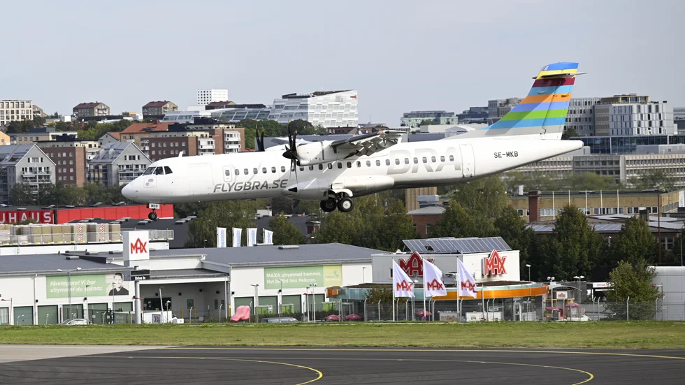 Att Bromma flygplats finns kvar, menar Patrik Rees, är en förutsättning för att få konkurrens på flyget till och från Gotland.