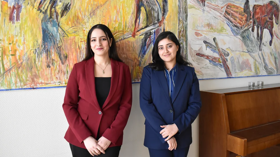 Safaa Ghoumid och Wania Khan hoppas att deras projekt ska få en fastare form med organisation och finansiering framöver. ”Här finns så mycket, naturen, skönheten, vi vill att hela Sverige ska veta hur vackert det är”, säger Wania.