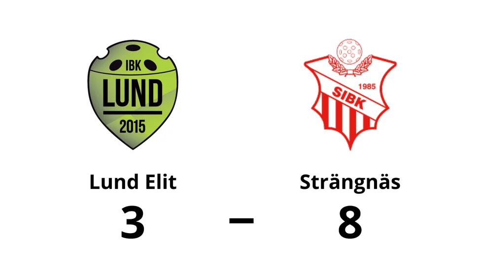 Lund Elit förlorade mot Strängnäs