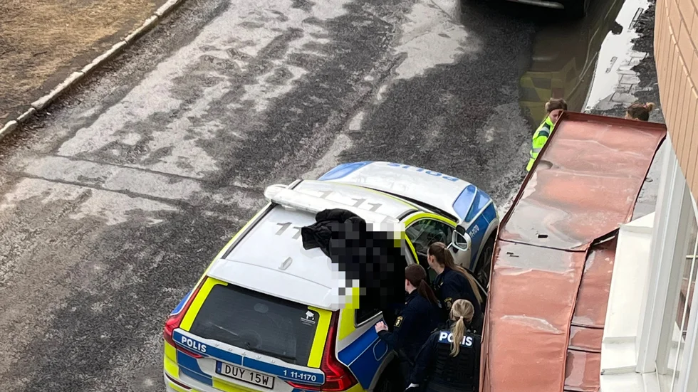 Polisen omhändertog en kvinna vid en polisinsats i Luleå på torsdagen.
