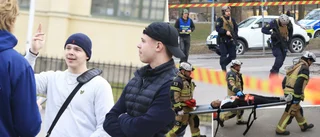 Oscar, 19, och Leo, 19, brottades – med knivman: "Skrek"