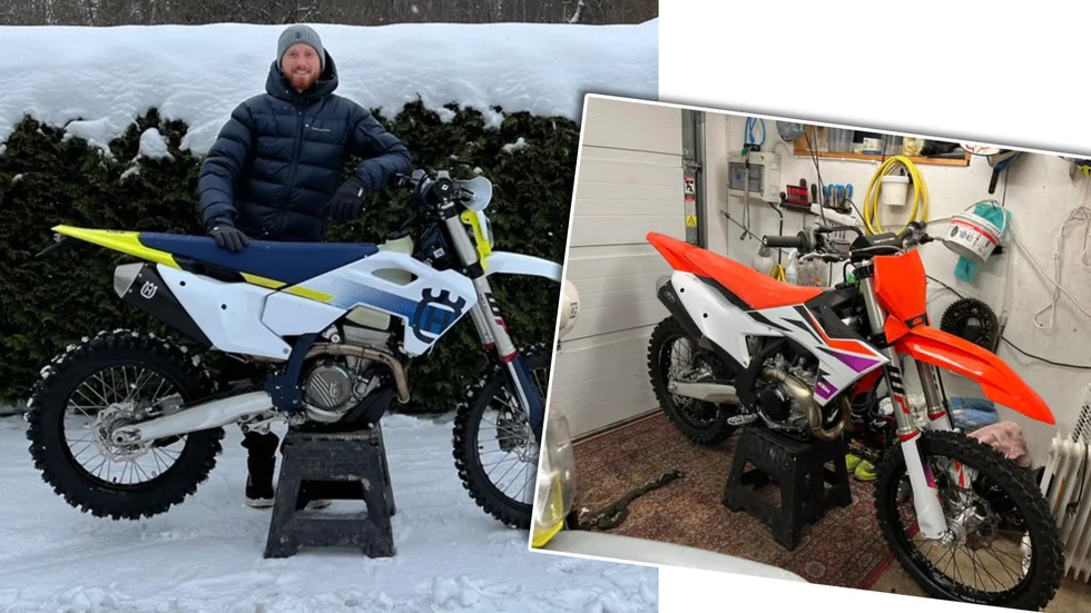 Motocrossföraren Christoffer Bohlin blev av med två motorcyklar i samband med ett garageinbrott natten till måndag.