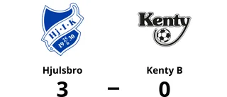 Hjulsbro vann efter walk over från Kenty B