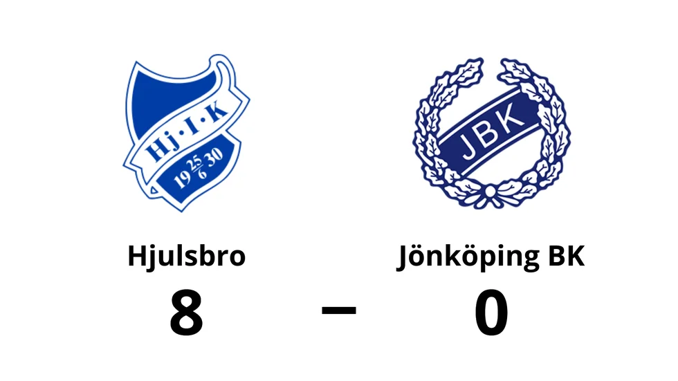 Hjulsbro IK vann mot Jönköpings BK