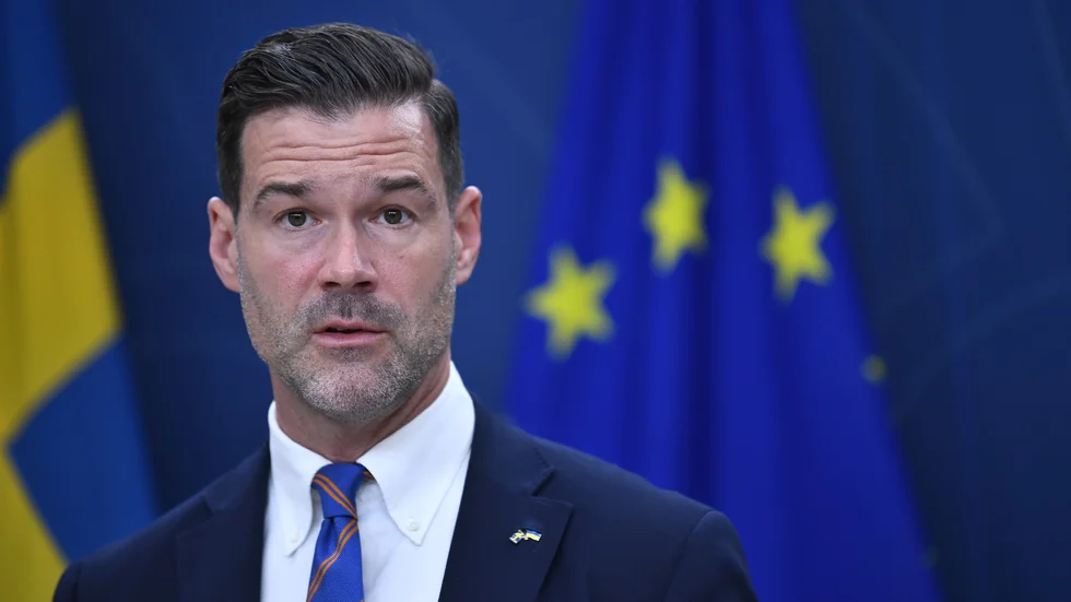 Migrationsminister Johan Forssell. Arkivbild.