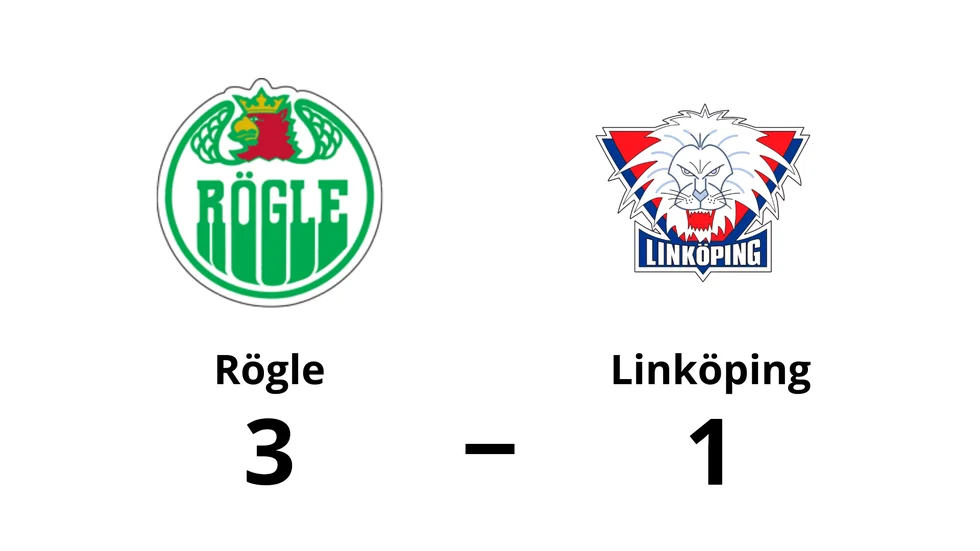 Rögle vann mot Linköping HC