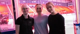 Tjejtrion skapade konståkningsshowen för alla klubbens åkare