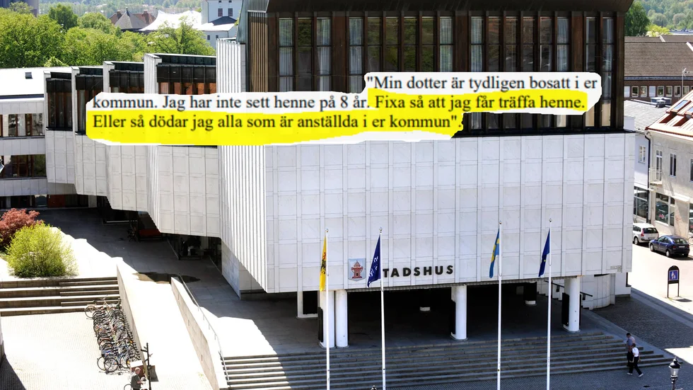 Mannen hotade flertalet anställda inom Nyköpings kommun på mejl. 