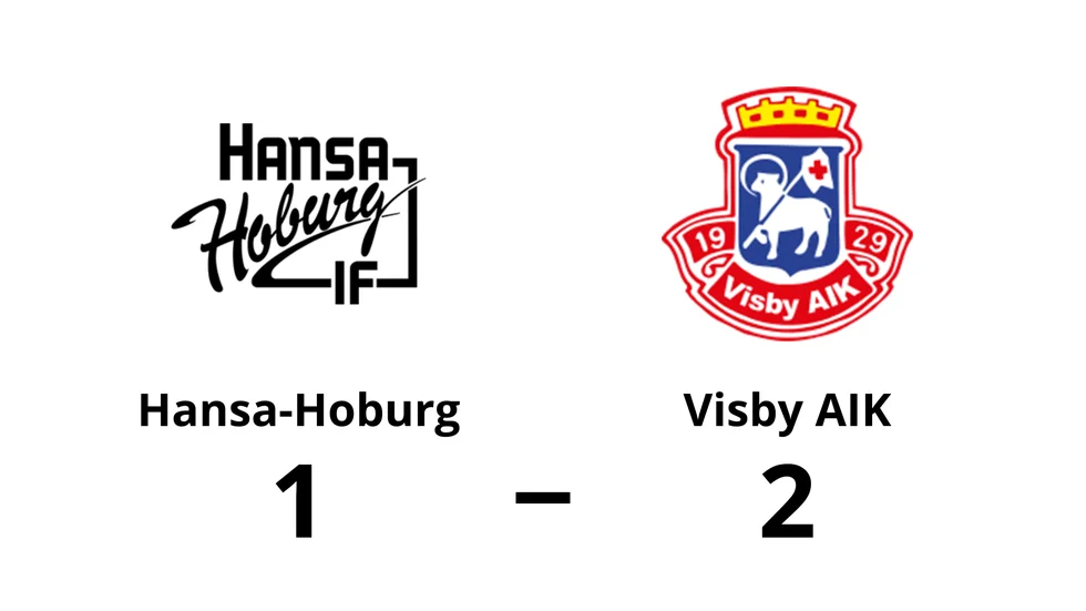 IF Hansa-Hoburg förlorade mot Visby AIK