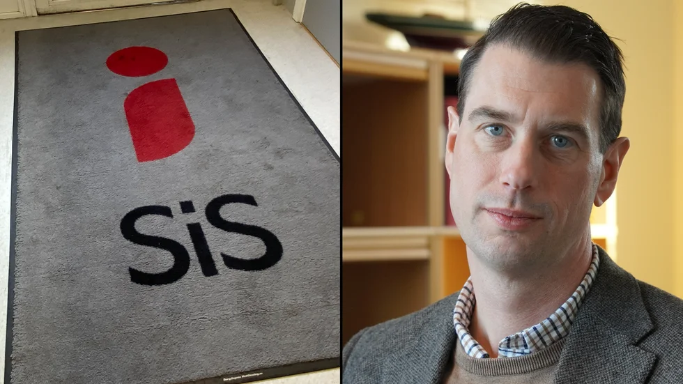 Västervik har de senaste åren inte haft så många Sis-placeringar, endast en person behövde sådan vård 2024. Till höger Västervik kommuns socialchef Joakim Nyman.