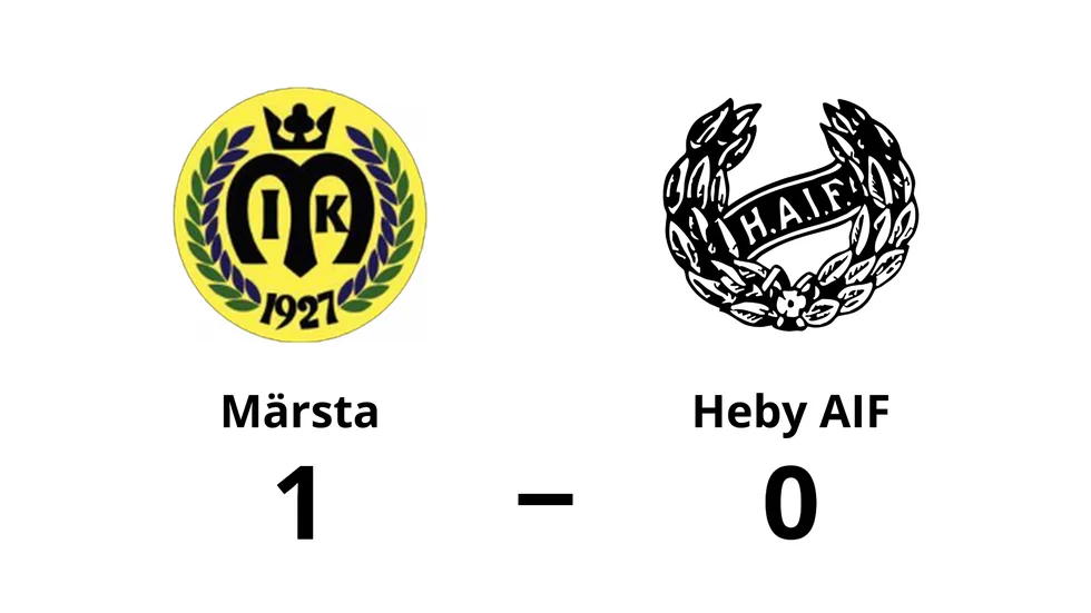 Märsta IK vann mot Heby AIF