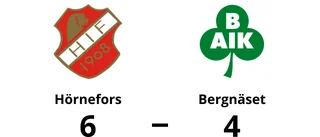 Bergnäset föll i första matchen mot Hörnefors