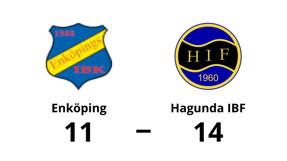 Enköping IBK förlorade mot Hagunda IBF